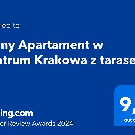 Ladny Apartament W Centrum Krakowa Z Tarasem. Dış mekan fotoğraf